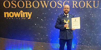 Dzielnicowy z Rudnika nad Sanem "Osobowością roku"