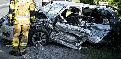 Zasłabł za kierownicą i zderzył się z Audi