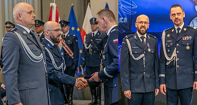 Policjanci z Rudnika odznaczeni medalem za odwagę