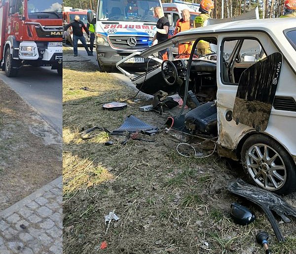 Malucha rozerwało na pół. Trzy osoby w szpitalu