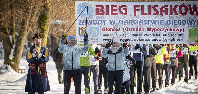 Zimowy XII Bieg Fliasków w Ulanowie