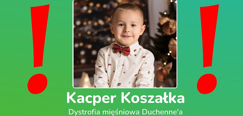 Kacperek z Przędzela musi zebrać 12 mln zł na leczenie!