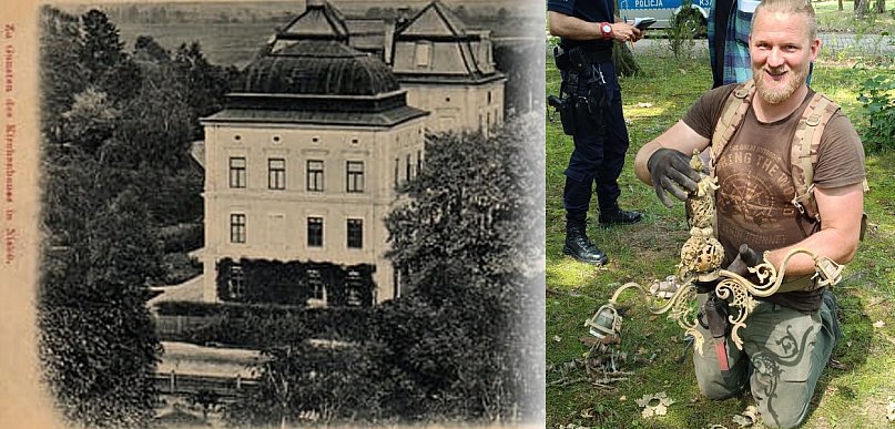 Pałacowe tajemnice spod ziemi. Niezwykłe odkrycie w parku miejskim w Nisku