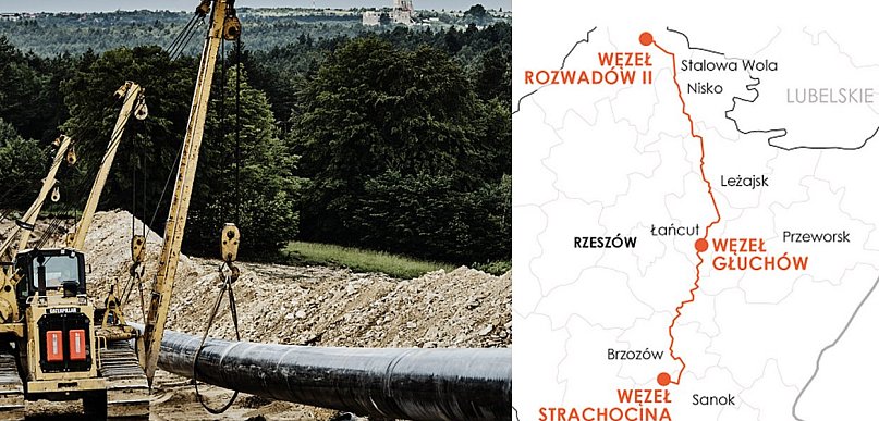 Olbrzymi gazociąg przebiegnie przez powiat niżański