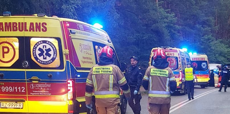 Tragiczny wypadek w Kurzynie Małej. Nie żyje 24-latek, pięć osób w szpitalu - 11260