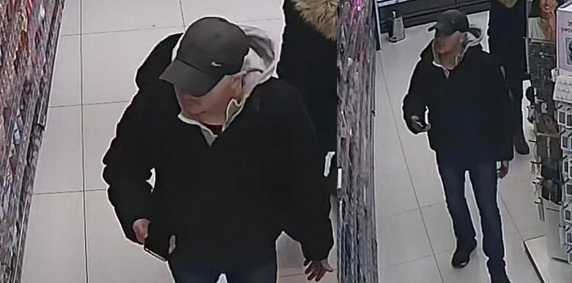 Policja szuka tego mężczyzny. Jakość obrazu powala!