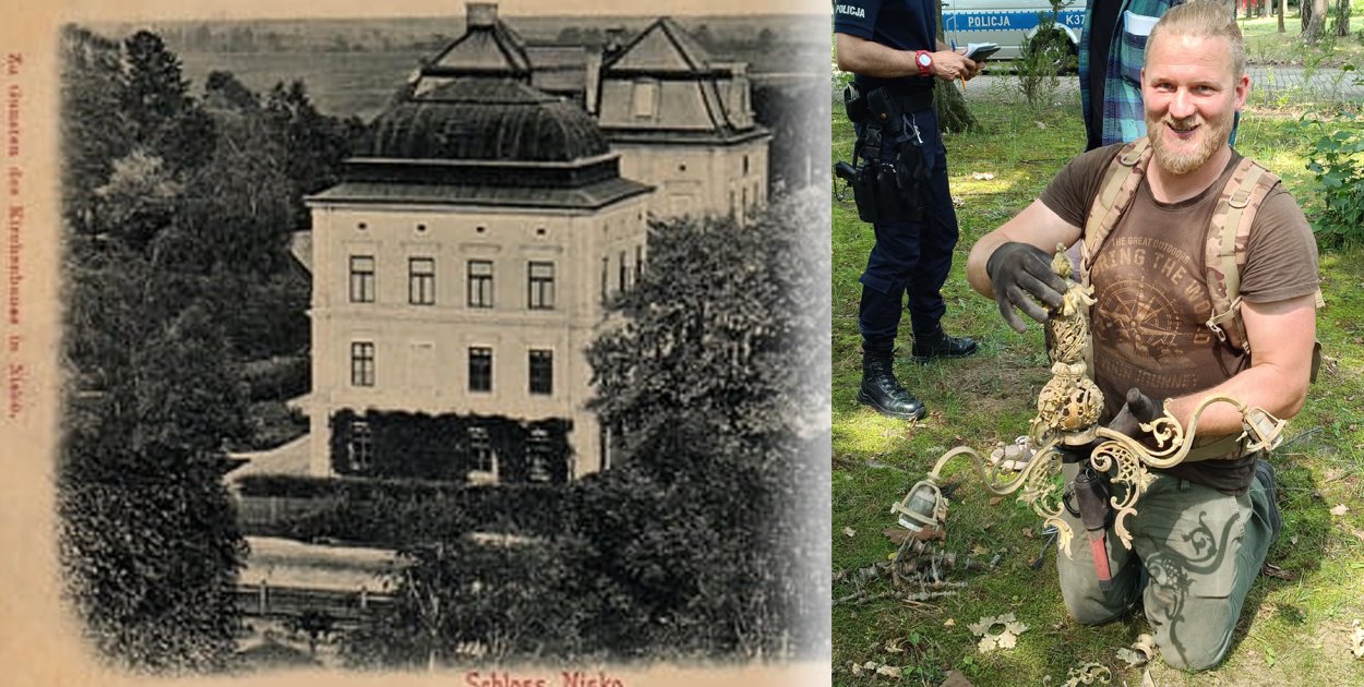 Pałacowe tajemnice spod ziemi. Niezwykłe odkrycie w parku miejskim w Nisku