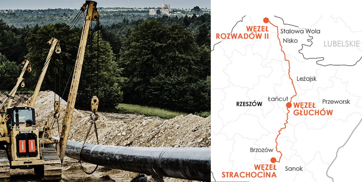 Olbrzymi gazociąg przebiegnie przez powiat niżański