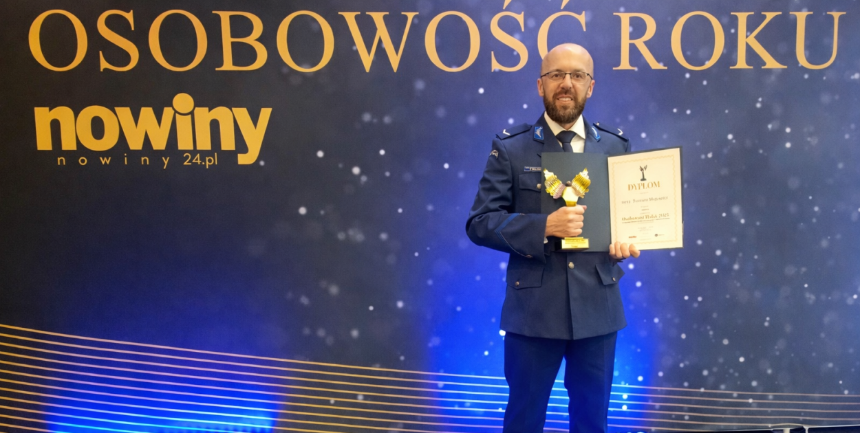 Dzielnicowy z Rudnika nad Sanem "Osobowością roku"